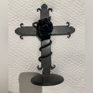 King Ranch brand metal cross